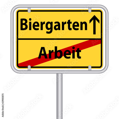erst die Arbeit...