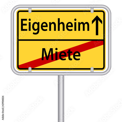 Von Miete zum Eigenheim
