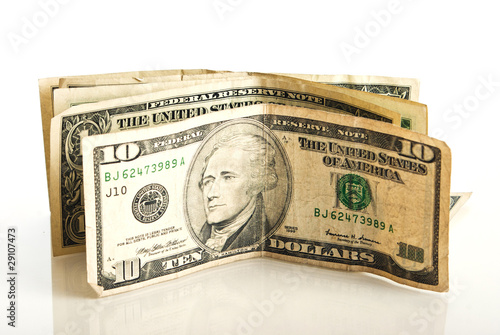 Small amount of American money