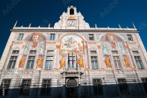 Palazzo San Giorgio or Palace of St. George in Genoa, Italy