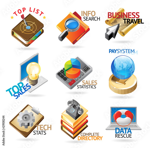 Business technology headers
