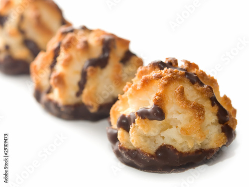 biscottini al cocco e cioccolato