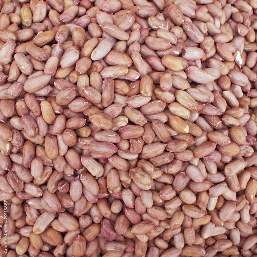 plain groundnuts closeup, background