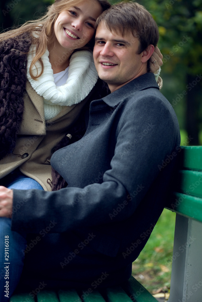 Fototapeta premium A young lovely couple
