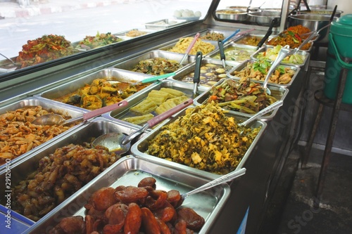 thai food in market