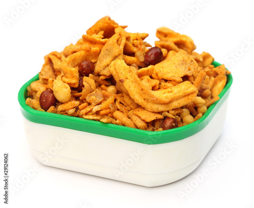 Chanachur or Bombay mix of Indian subcontinent