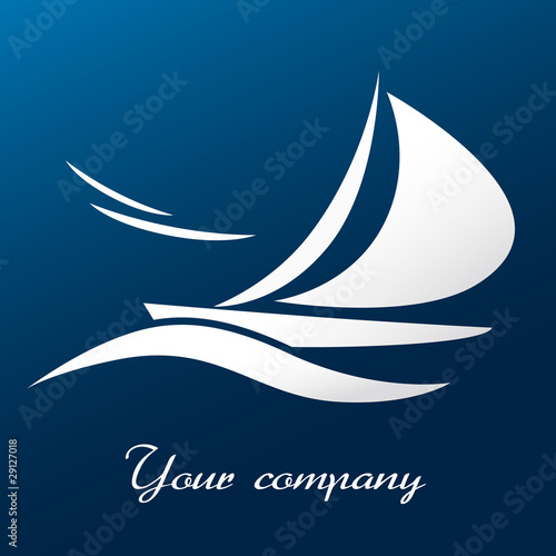 logo entreprise, logo voilier