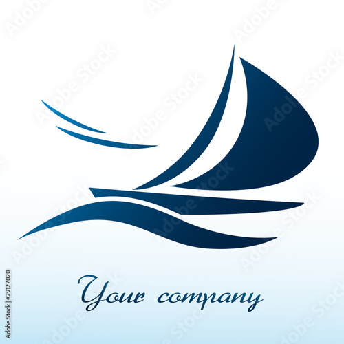 logo entreprise, logo voilier