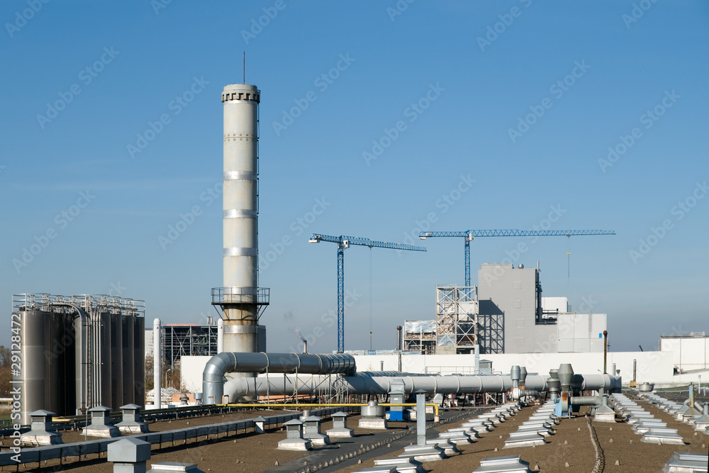 Obraz premium Industrial landscape