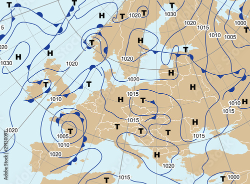 weather chart europa