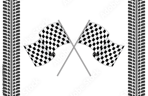 checkered flag