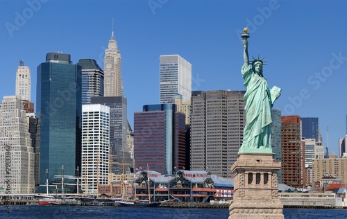 Statue of Liberty and New York City © SeanPavonePhoto