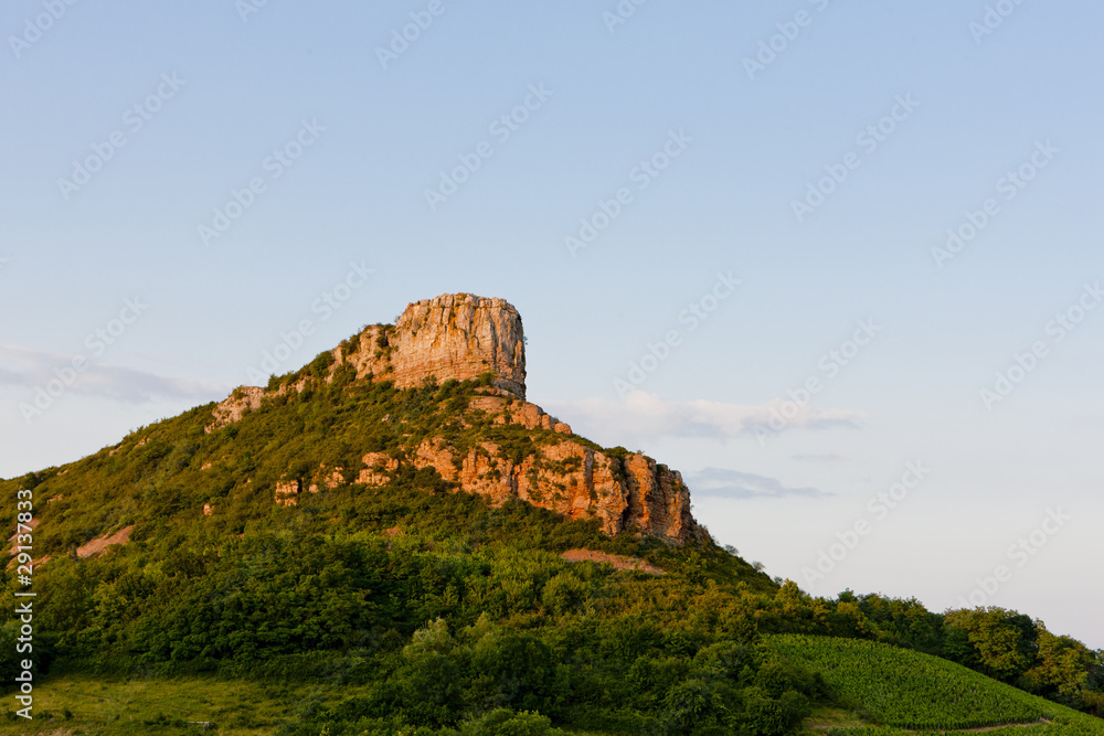 Solutre Rock, Burgundy, France