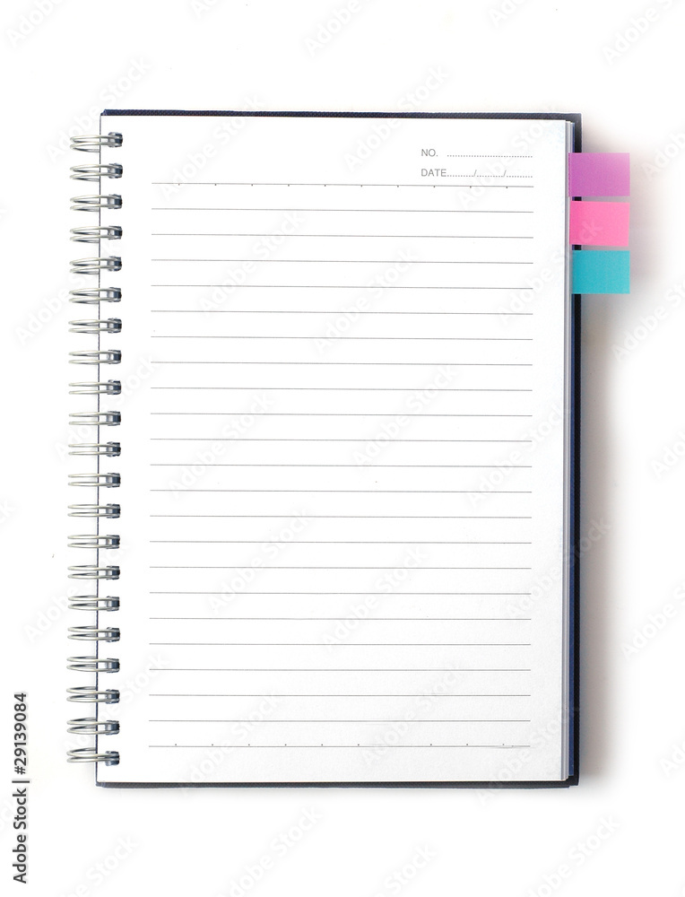 blank notebook - obrazy, fototapety, plakaty 