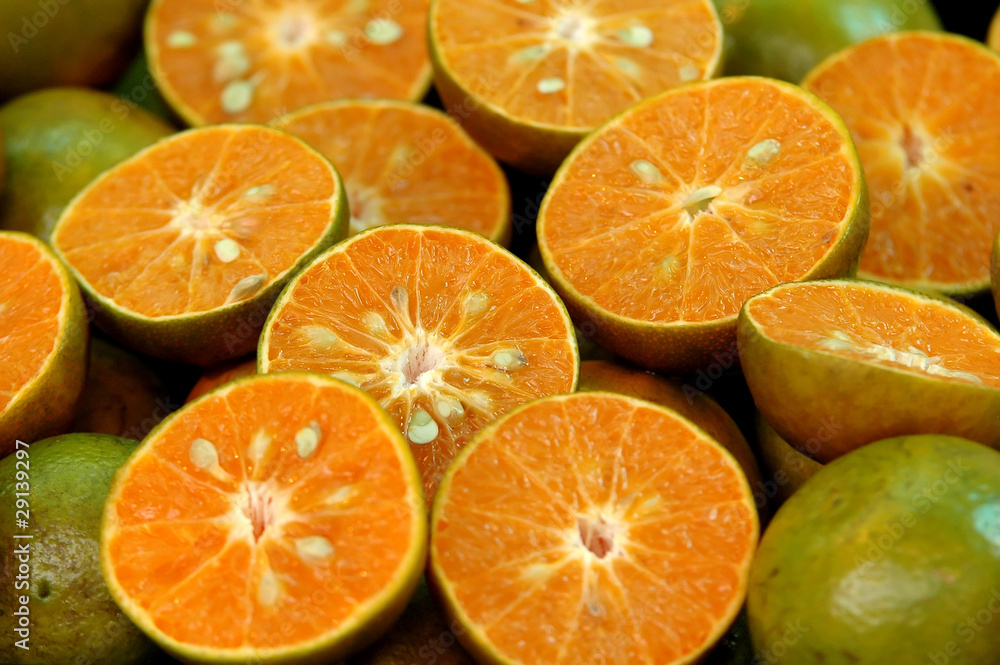 orange sliced orange sliced