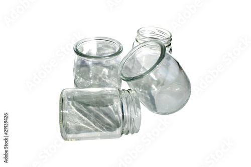 Pots de yaourt et bocaux recyclables