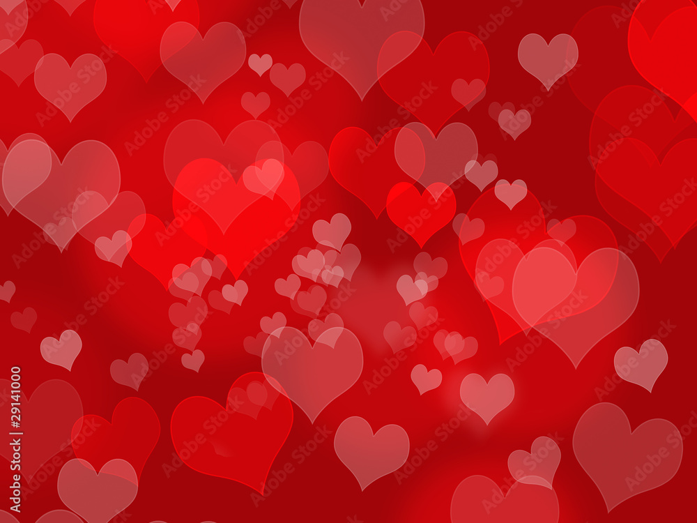 Valentine's day, hearts background