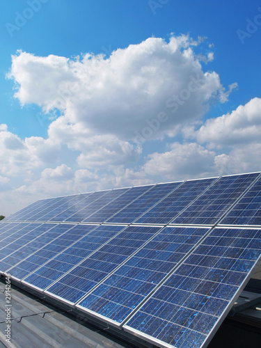 Renewable energy, solar panels