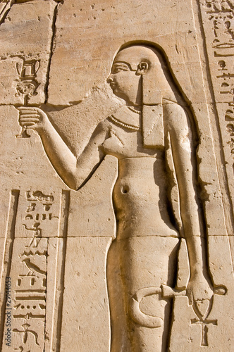 Cleopatra hieroglyphic carving