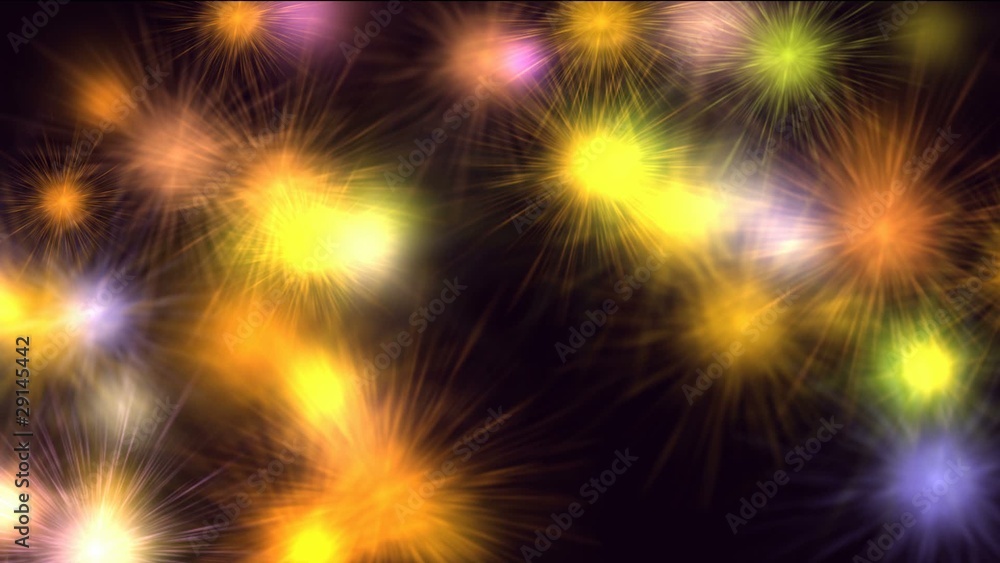 Shine stars. Change focus of stars. Shine stars. Change focus of stars.