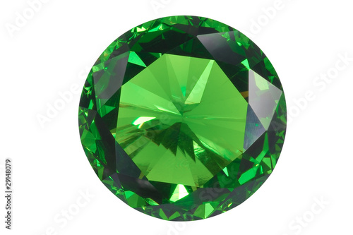 emerald isolated