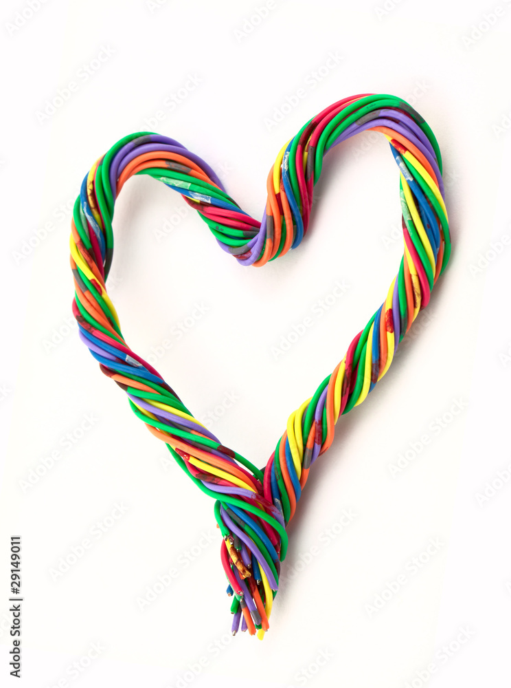 Fototapeta premium Wire heart