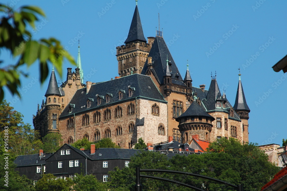 Sachsen-Anhalt, Harz,  Wernigerode, Schloss,