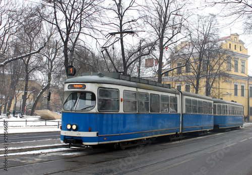 Old tram in Krakow