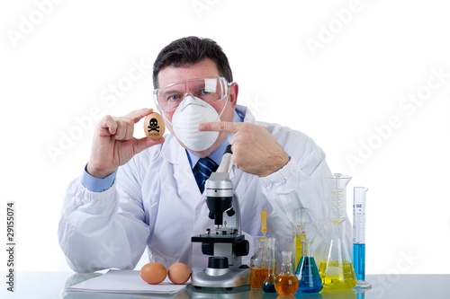 фотографія food adulteration eggs with dioxin