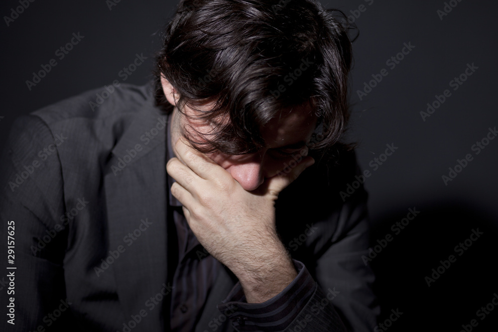 Mann mit Depression Mann mit Depression