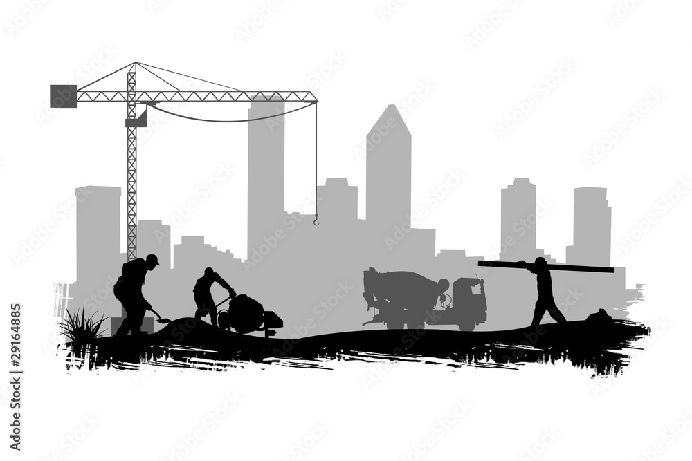 Obraz premium work site