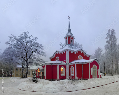 Orthodoxal church in St.Petersburg, Russia