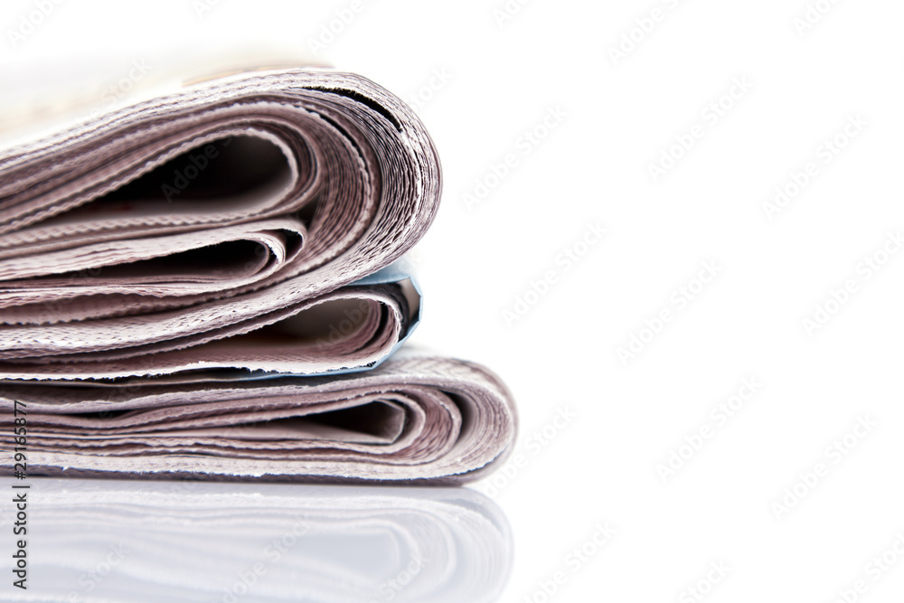 Office documents isolated on white Office documents isolated on white