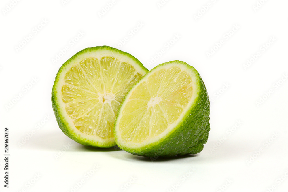 Two half of lime Two half of lime