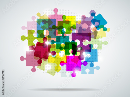 Multi-colored puzzle