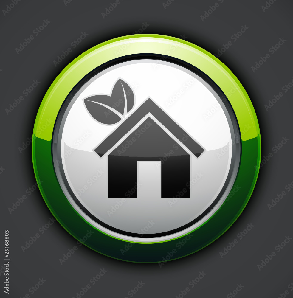 icône maison écologie