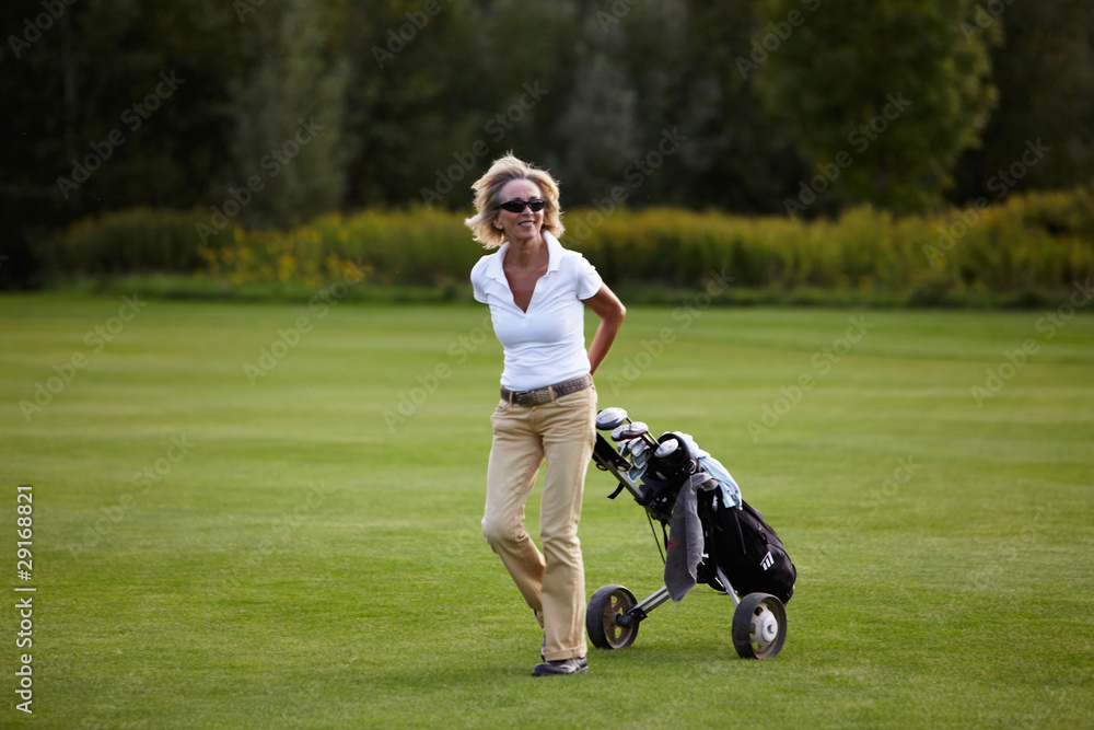 Obraz premium Golfspielerin 3