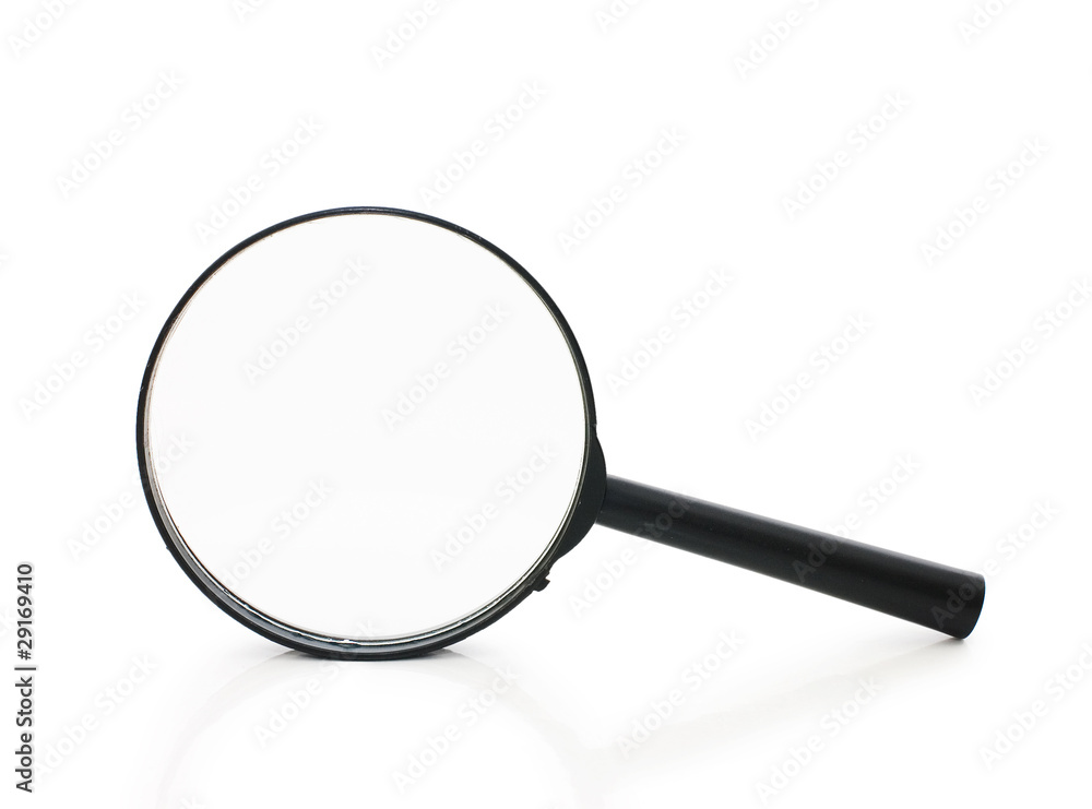 Magnifying glass isolated on white background Magnifying glass isolated on white background