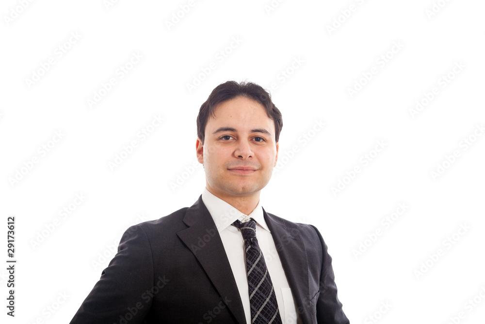 Confident businessman isolated on white background Confident businessman isolated on white background