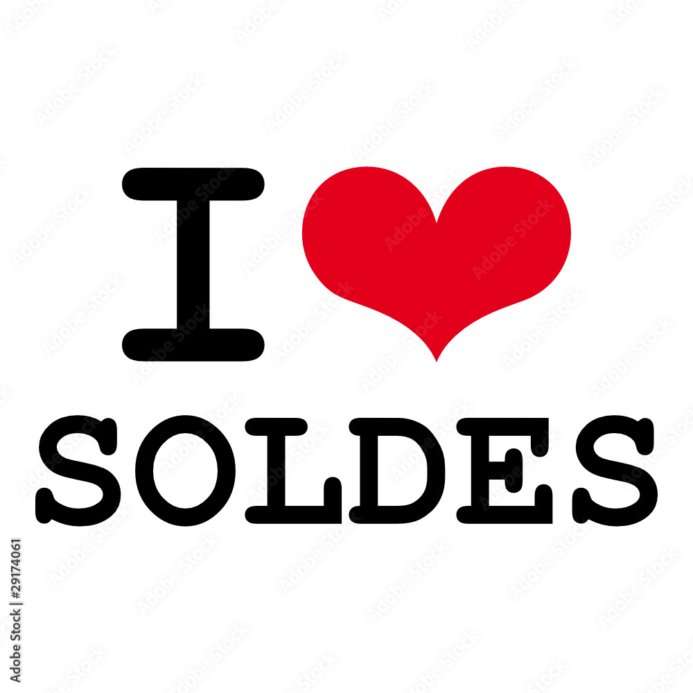 I love soldes I love soldes