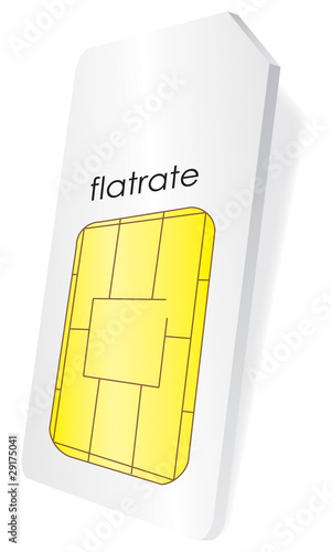 SIM Karte weiß flatrate