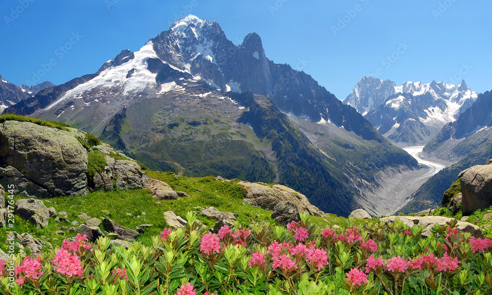 View of the Savoy Alps-Europe View of the Savoy Alps-Europe
