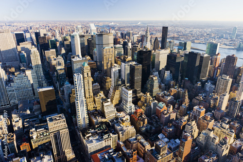 view of Manhattan from The Empire State Building, NYC, USA