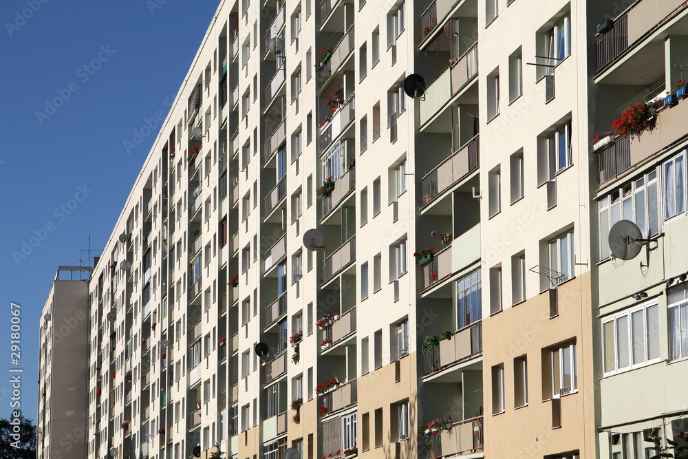 Apartment block in Gdansk, Poland