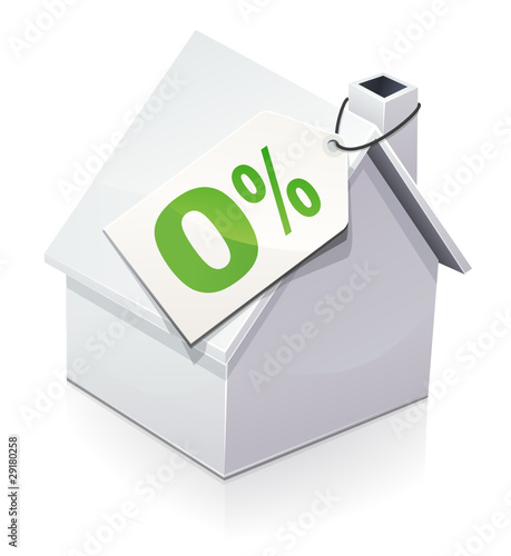 Maison et prêt à taux zéro (reflet)