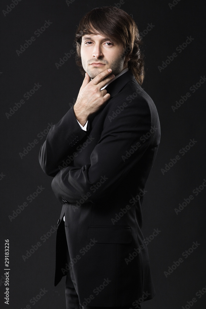 Handsome elegant man Handsome elegant man