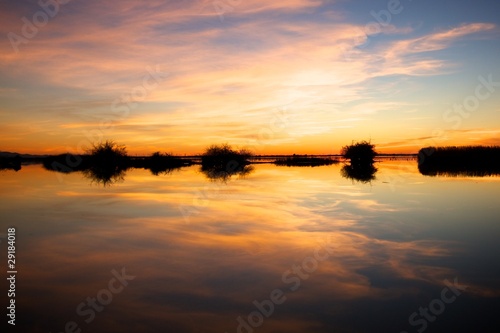 Flooded Island Sunset