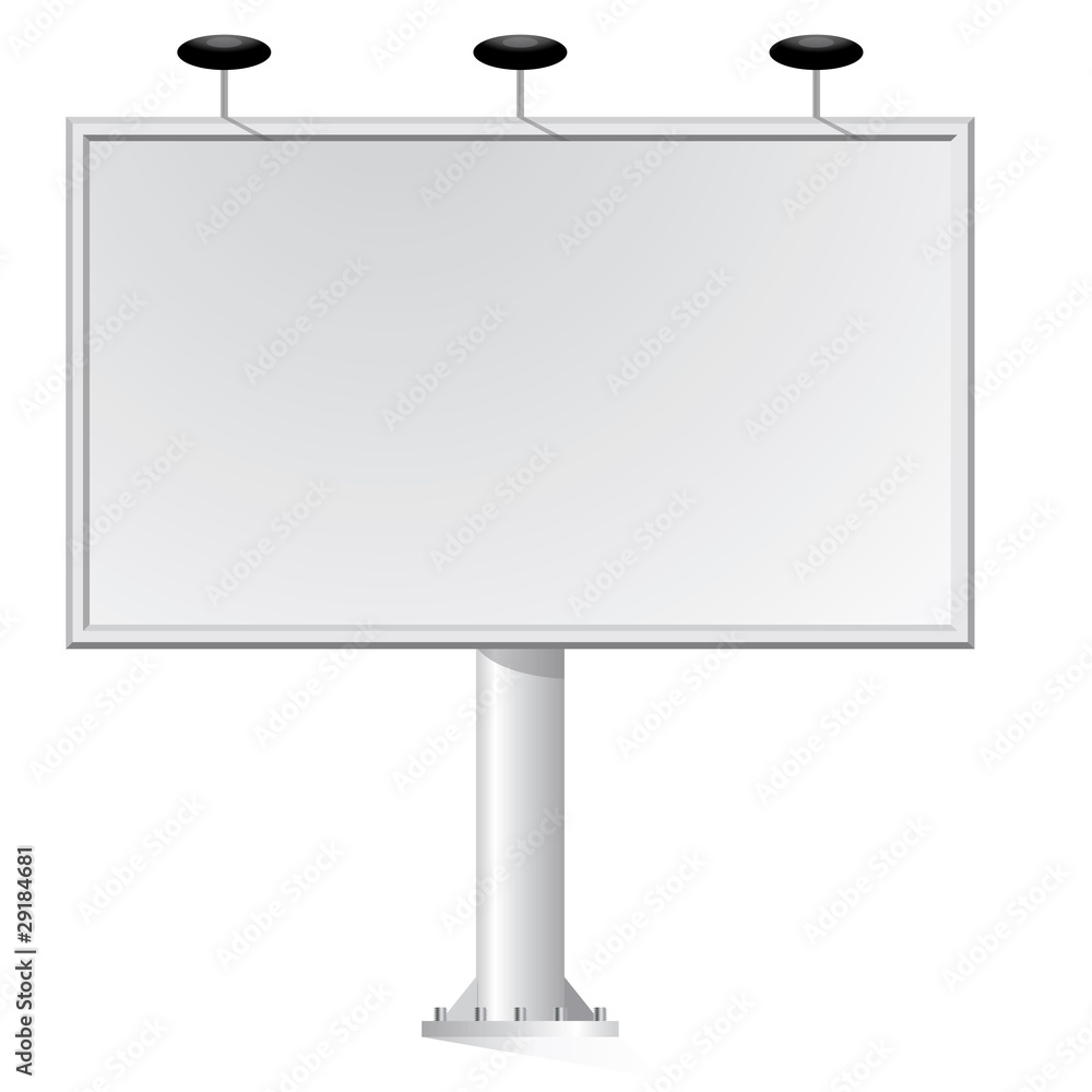 Billboard with place for your text Billboard with place for your text