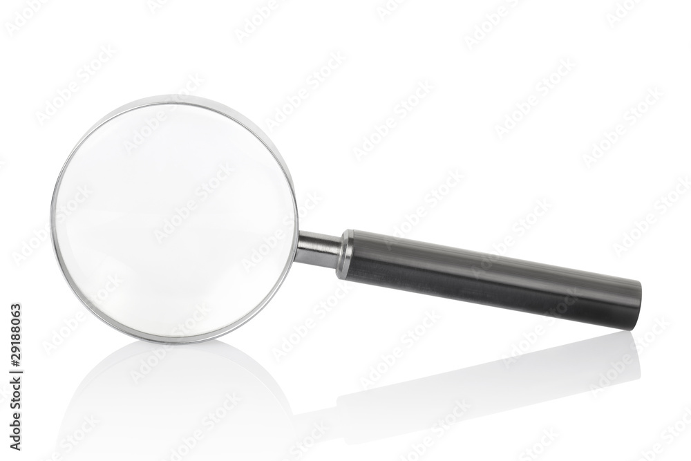 Magnifying glass isolated with clipping path Magnifying glass isolated with clipping path