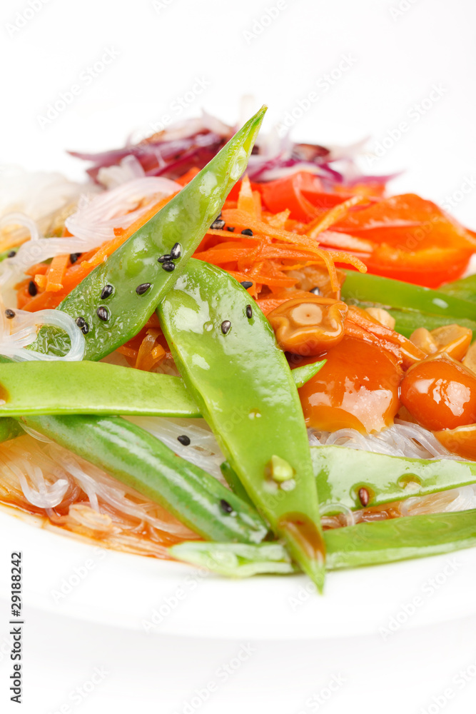 rice noodles with vegetables rice noodles with vegetables